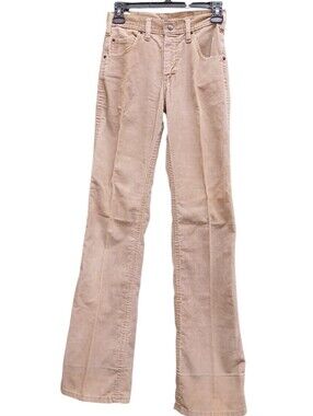 Landlubber Vintage Light Tan Corduroy Flare Pants